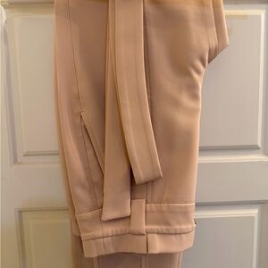 White House Black Market Women's belted tie pants